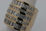 1.8cttw Diamond Ring In 14k Yellow Gold 25.9 Grams Size 6 Eb0926oxxzsa