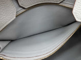 Hermes Birkin 25 Gris Neve Gray Togo Gold Hardware Handbag Do0725lirxzde