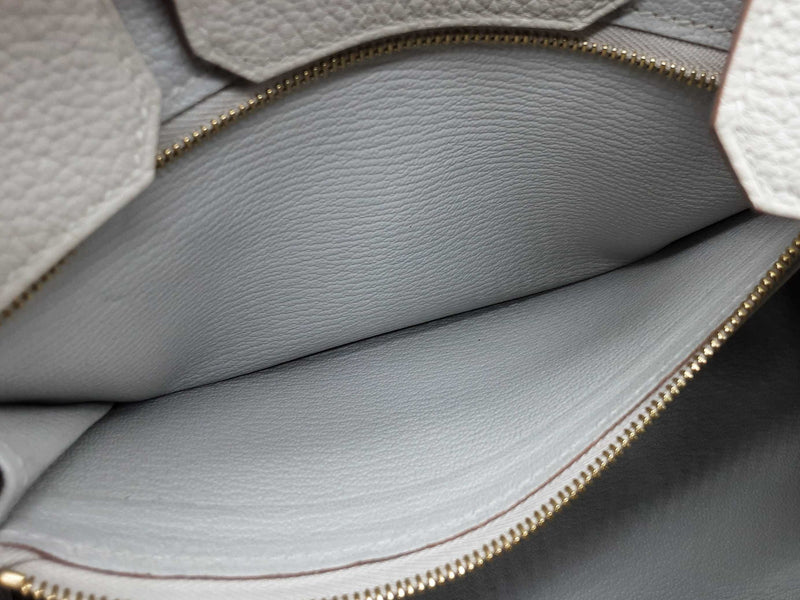 Hermes Birkin 25 Gris Neve Gray Togo Gold Hardware Handbag Do0725lirxzde
