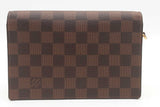 Louis Vuitton Damier Ebene Vavin Chain Wallet Eb0626cxzsa
