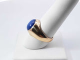 Star Sapphire & 10k Yellow Gold Signet Ring 10.9 Grams Size 8.25 Fw0426wcrdu