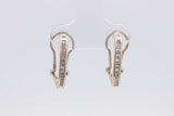 0.24cttw Diamond Stud Omega Back Earrings 10k Yellow Gold 1.7 Grams Eb0226llxsa