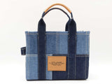Marc Jacobs The Small Tote Bag In Patchwork Denim Fw0826rxdu