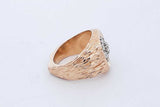 0.7cttw Diamond Ring In 14k Yellow Gold 12.4 Grams Size 6.5 Eb0926exzde