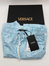 Gianni Versace Barocco Light Blue Swim Shorts Size Italian 6 Do0226lrxde