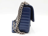 Prada Diagramme Blue Quilted Leather Flap Shoulder Bag Sd0626crzdu