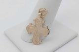 14k Yellow Gold Cross Pendant 3.4 Grams Eb0926owxsa