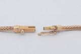 1.05cttw Diamond Necklace 18k Yellow Gold & Platinum Setting 15.4g Eb0126llxzsa