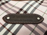 Burberry Blue Label Shoulder Bag In Pink Nova Check & Brown Leather Fw0826lezdu