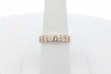 0.32cttw Diamond Band Ring In 14k Yellow Gold 4.9 Grams Size 7 Eb0926wrxsa