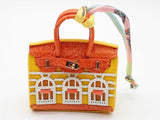 Yellow Orange Boutique Mini Bag Charm Do0725ede