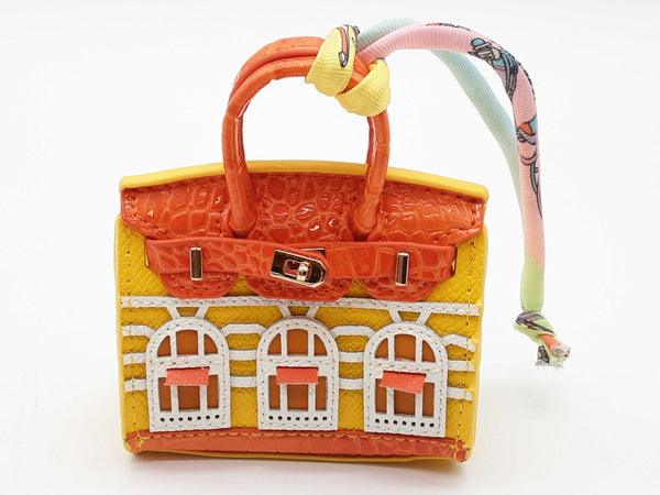 Yellow Orange Boutique Mini Bag Charm Do0725ede