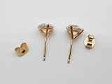 2.02 Cttw Lab Grown Diamonds 14k Yellow Gold 1.1g Stud Earrings Do0826poxde
