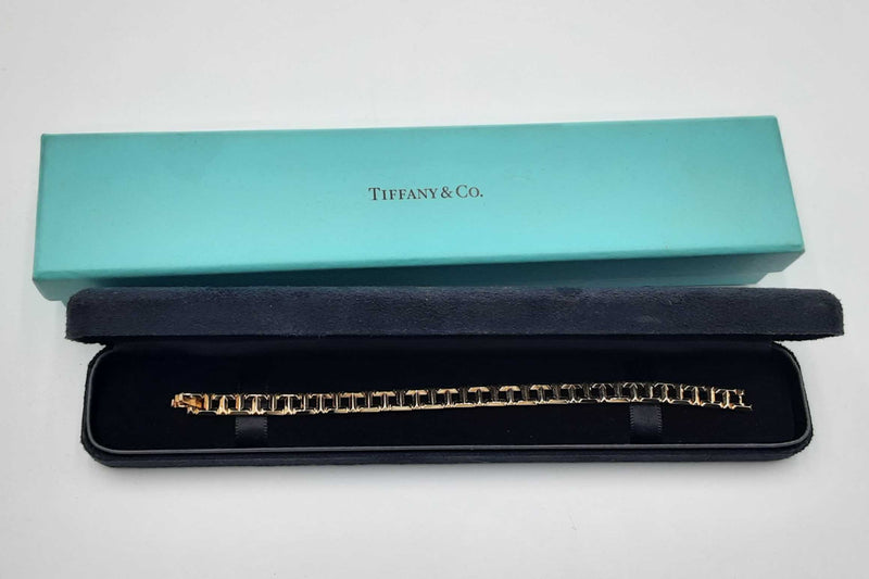 Tiffany & Co. 18k Yellow Gold Tiffany T Bracelet 22.1 Grams 6 Inch Eb0624lxxzdu