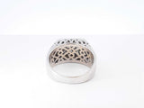 2.70 Cttw Diamond & 14k White Gold Statement Ring 15.9g Size 12.25 Fw0926sxzdu