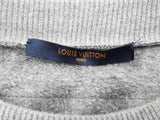 Louis Vuitton X Nba Logo Gray Cotton Sweatshirt Size Xxl Do0425wxzde