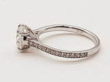 1.85 Cttw Lab Grown Diamonds 14k White Gold 2.5g Ring Size 6.25 Do0326ccrde