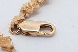 14k Yellow Gold Plumeria Flower Graduated Necklace 19.6 Grams 16 In Eb0826lpxzsa