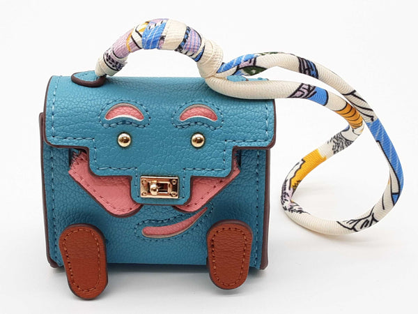Blue Doll Mini Bag Charm Do0725cde