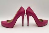 Christian Louboutin Rolando Cranberry Leather Pumps Size 40 Eb0523oxzsa