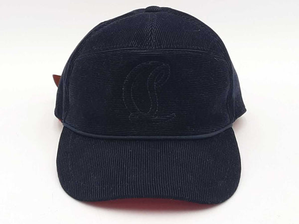 Christian Louboutin Six Panel Logo Black Hat Size Medium Aa0925lrxsa