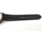 Movado 14.1.36.1219 42 Series 800 Black Steel Rubber Band Watch Do0325wxzde