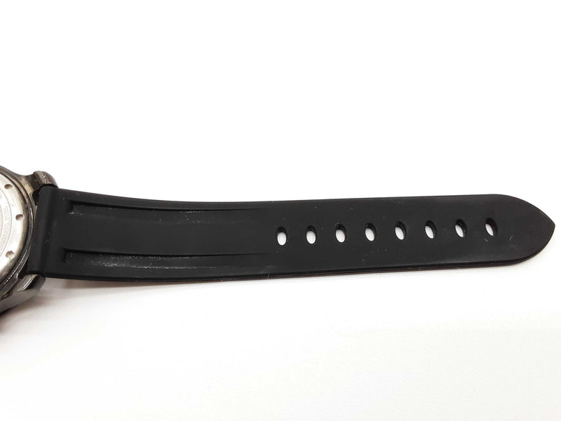Movado 14.1.36.1219 42 Series 800 Black Steel Rubber Band Watch Do0325wxzde