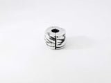 Pandora Braided Clip Charm In Sterling Silver Silver 2.7 Grams Fw0926rdu