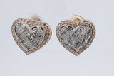 1.34cttw Diamond Stud Screwback Earrings 10k Yellow Gold 5.9g Eb0526orxsa