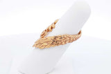 Louis Vuitton Gold Plated Angel Wing Band 6.8 Grams Size 5 Eb1224lxzdu