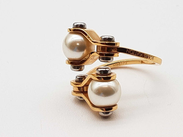 Louis Vuitton Speedy Pearls Ring Size 6.5 Do1025oxzde