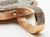 20.23 Cttw Natural Diamonds 10k Rose Gold 143.2g "Gang" Pendant Do0726exzxde