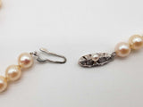 Mikimoto Yellow Pearls 0.999 Silver Clasp 30.7g Necklace 16 In Do0126cxzde