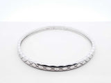 Chanel Coco Crush Mini Bangle In 18k White Gold 17.4 Grams 7 Inch Fw0126orxzdu