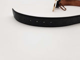Gucci Guccissima Gg Black Belt / Buckle Size 32 Aa0826crsa