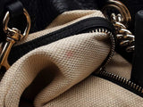 Gucci Black Pebbled Calfskin Soho Chain Shoulder Bag Eb0426wxzsa
