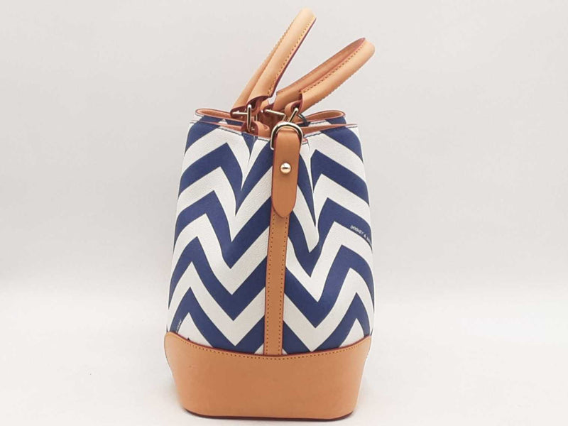Dooney & Bourke Chevron Brenna Multi-color Handbag Aa1025oxsa