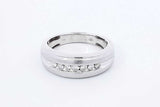 0.49ctw Diamond Ring In 10k White Gold 5.1 Grams Size 10 Eb1125owrdu