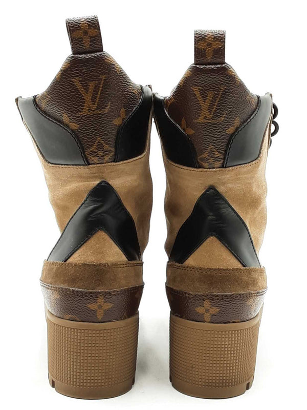 Louis Vuitton Laureate Platform Desert Boots Size 38.5 Eb1125oxzdu