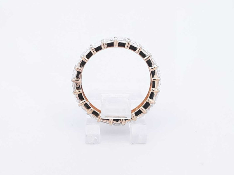 4.34 Cttw Lab-grown Diamond & 14k Yellow Gold Ring 2.4 Gram Size 6.5 Fw0725ecrdu