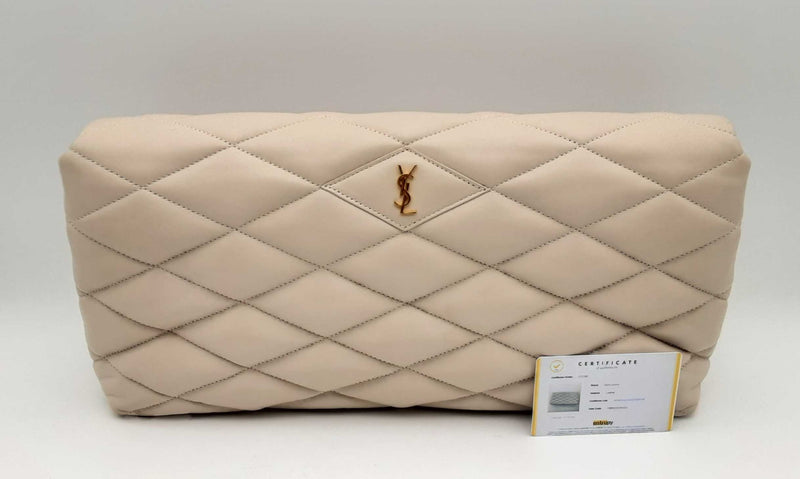 Yves Saint Laurent Sade Puffer Envelope Clutch Hs0823ixzsa