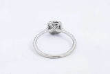 Approx. 1.02ctw Diamond Ring In 14k White Gold 2.5 Grams Size 8 Eb0824cxzsa