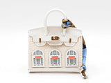 Mini Boutique Bag Charm In Ivory Fw0825edu