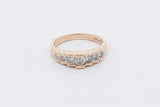 0.44cttw Diamond Ring In 14k Yellow Gold 2.9 Grams Size 5 Eb0626oixsa