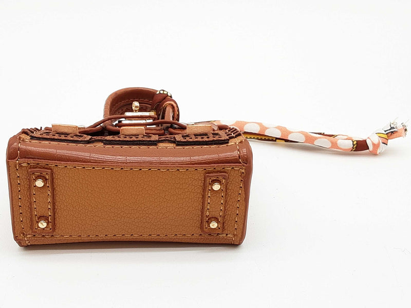 Brown Building Mini Bag Charm Do0725ede