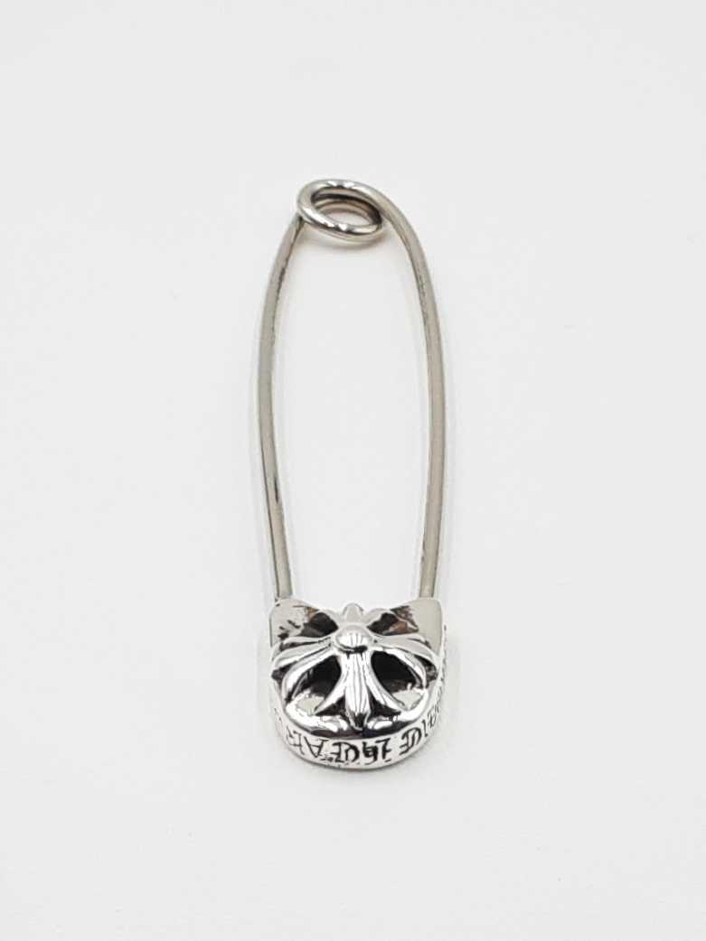 Chrome Hearts Large Safety Pin In Sterling Silver Fw1025pxzdu