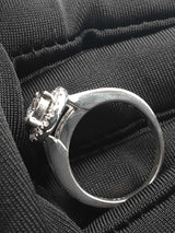 1.27cttw Diamond & 14k White Gold Bridal Set 6.3 Grams Size 6 Fw0326rexdu