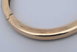 4.84cttw Diamond 14k Yellow Gold Hinged Bangle Bracelet 30.5 Grams Eb0326orxzdu