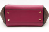 Louis Vuitton Monogram Canvas Magenta Leather Kimono Tote Bag Eb0526lcrrsa