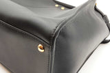 Fendi Peakaboo Black Leather Top Handle Bag Eb0926lwxzde